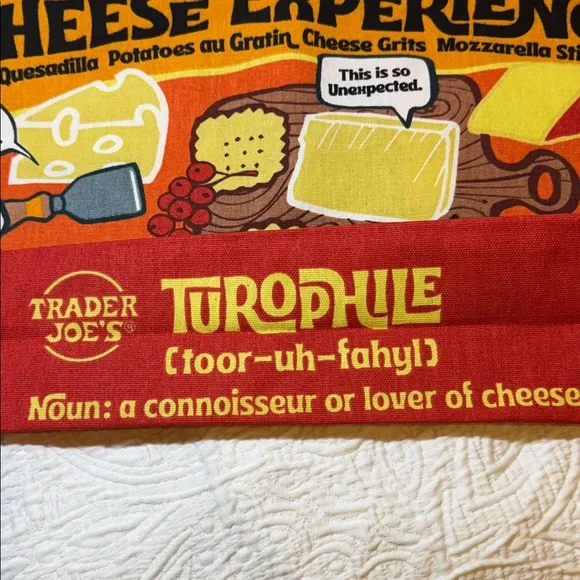Trader Joe's Red Cheese Experience Tote Bag - Picture 2 of 7